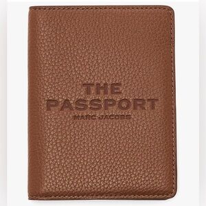 Marc Jacobs Tan Leather Passport Cover